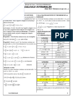 Calcul Integral Resume de Cours 1 PDF