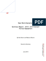 Brown & Ratzkin New World Symphony Report
