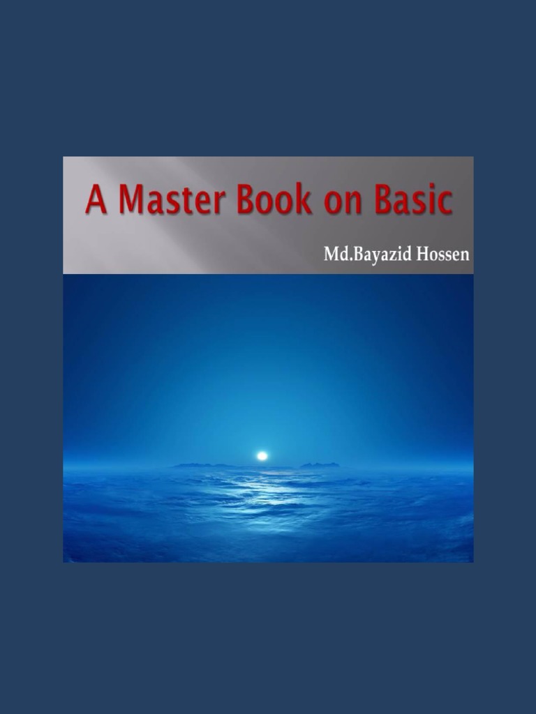 A Master Book On Basic PDF | PDF