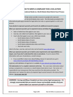 Complaint Writing Info Guide PDF