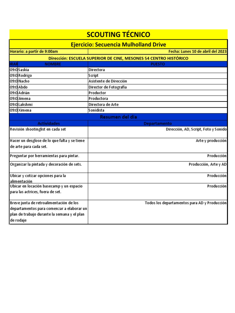 Scouting Técnico Abril10 PDF | PDF