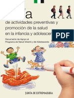 Guía Actividades Preventivas y Promoción de La Salud en La Infancia PDF