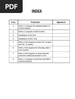 Compiler Design Practical File PDF