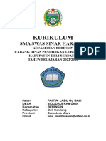 KURIKULUM SMA SINAR HARAPAN