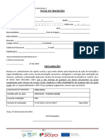 Ficha de Inscrição Va29 - 2023