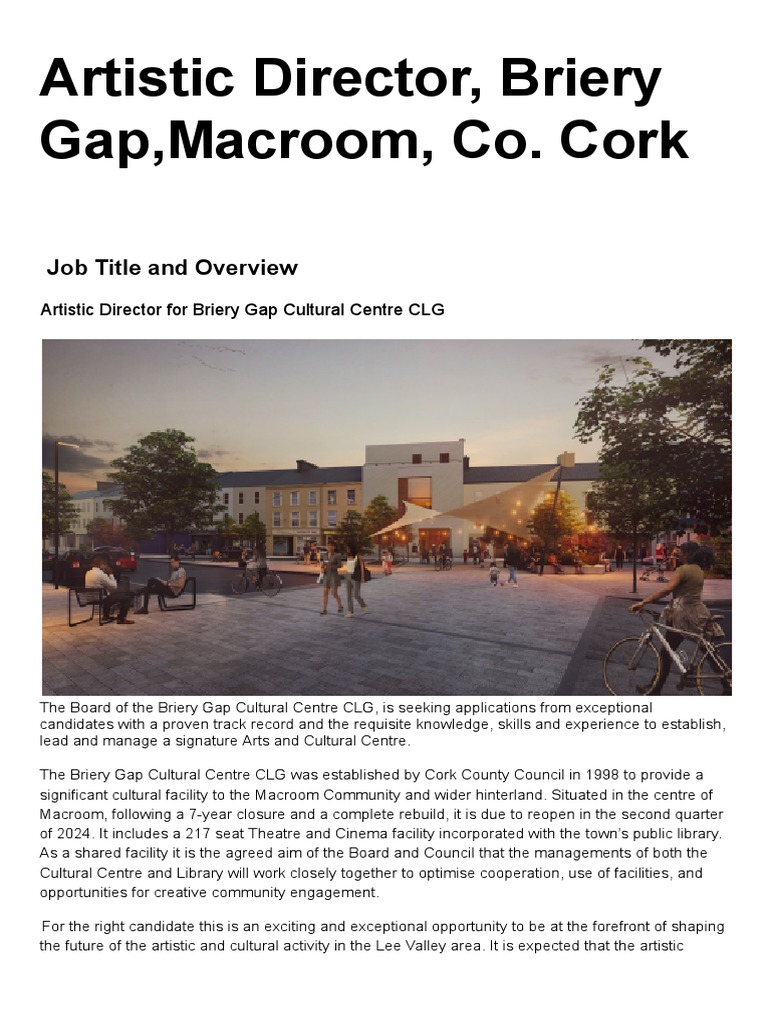 Briery Gap Artistic Director Job Description | PDF