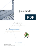Understanding the Quasimodo Pattern