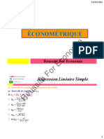 Econométrie Partie 5 Intervalle de Confiance PDF