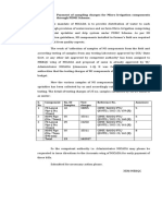 Subject: Payment of Sampling Charges For Micro Irrigation Components Through PDMC Scheme