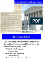 Supreme Court Interprets Constitution