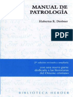 Hubertus Drobner, Manual de Patrologia PDF