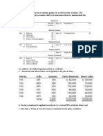 Clapton Company inventory and overhead analysis