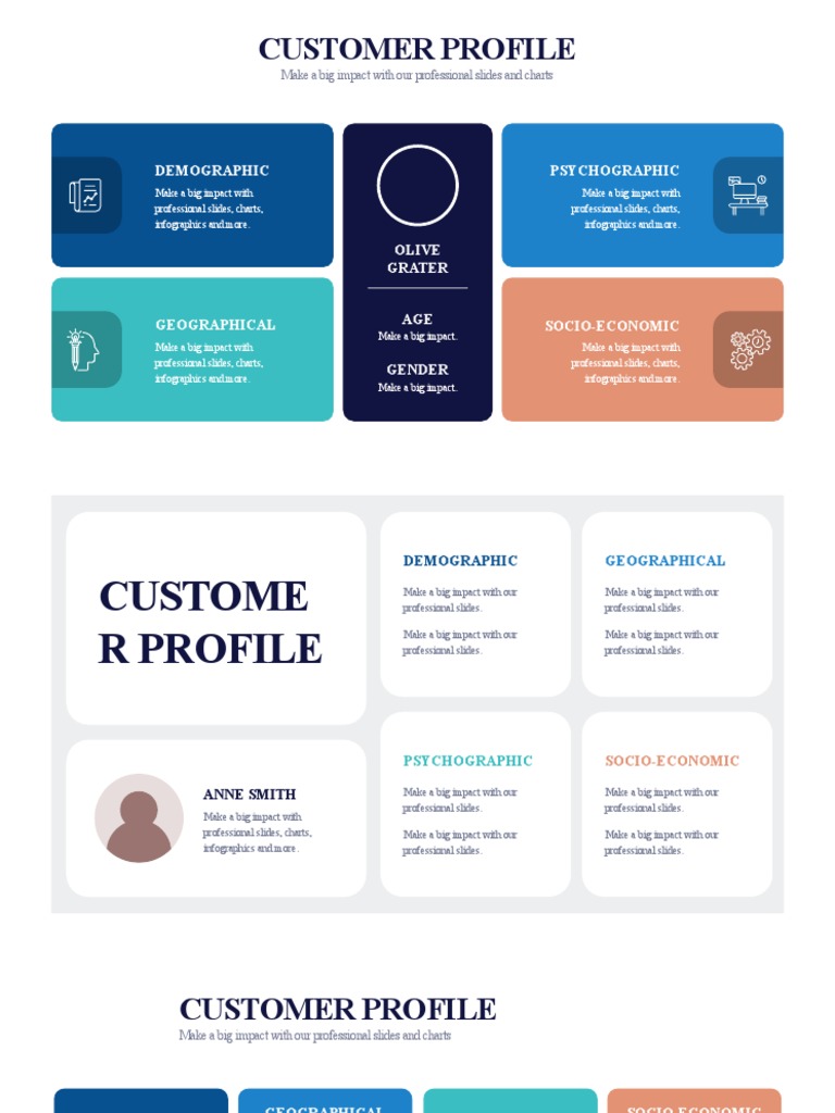 Customer Profile Analysis for Impactful Slides | PDF
