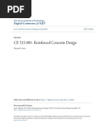 CE 333-001 - Reinforced Concrete Design