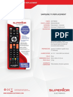 Samsung TV Datasheet IT PDF