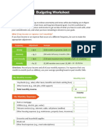 Budgeting-Worksheet GP PDF