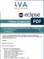 Eclipse Assignment Help