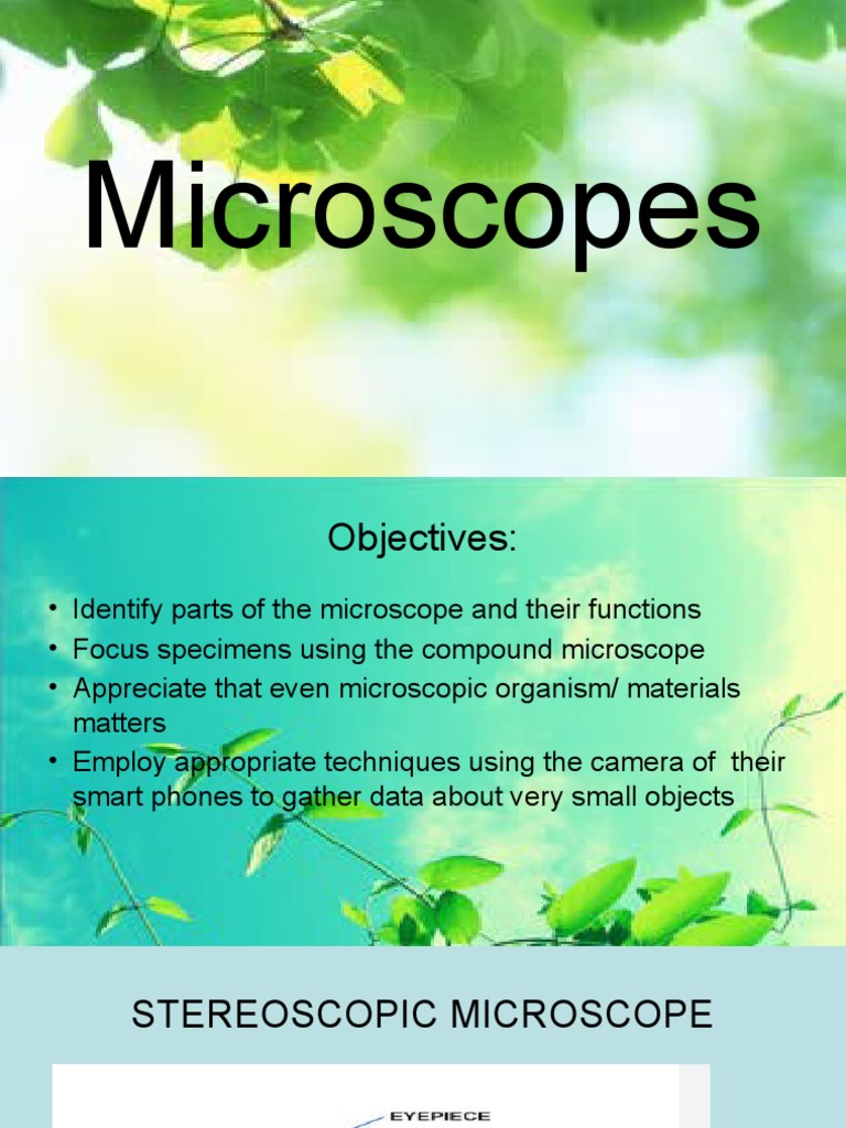 Microscope PDF
