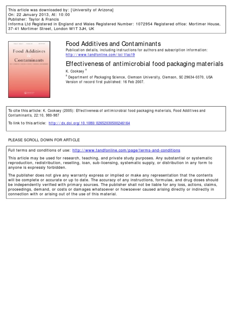 Effectiveness of antimicrobial food packaging materials.pdf PDF
