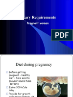 Dietary Requirements For Pregnant Women