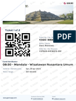 (Venue Ticket) 08 - 30 - Mandala - Wisatawan Nusantara Umum - Candi Borobudur - V37644-44C6EFE-261 PDF