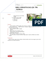 Letnji Kiseli Krastavac Za Tri Dana Na Suncu PDF