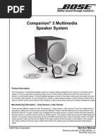 BOSE+Lifestyle+PS+18,+PS+28,+PS+48+Service+Manual | Electrostatic