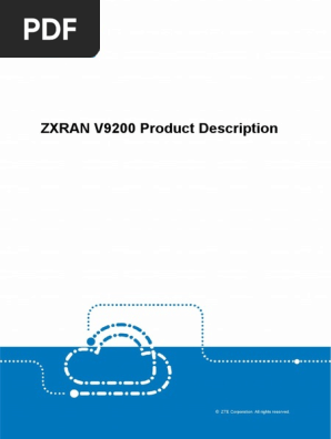 ZXRAN V9200 Product Description PDF | PDF