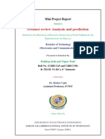 Product Review Analysis and Prediction PDF