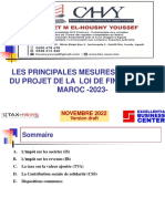 Les Principales Mesures Fiscales Du Projet de Loi de Finances 2023 Au Maroc VF0