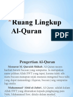 Ruang Lingkup Al-Quran