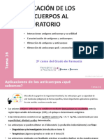 Tema 16 - Aplicaciones de Los Anticuerpos DIAPO 7, 9, 14, 15