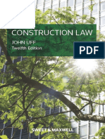 Construction Law by John Uff - 12 Ed