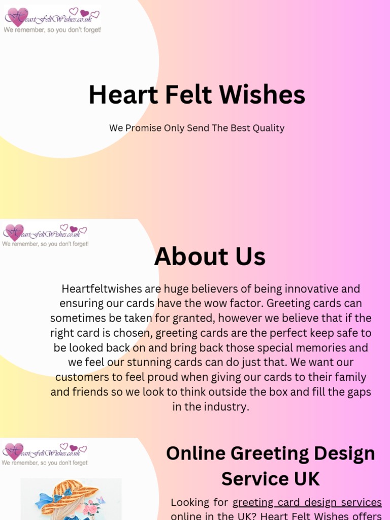 Online Greeting Design Service UK | PDF