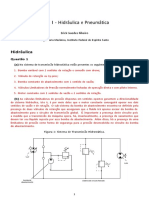 Lista I - (Hidráulica) - Erick Guedes Ribeiro PDF