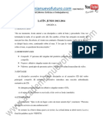 Examen Latin Selectividad Madrid Junio 2014 Solucion PDF