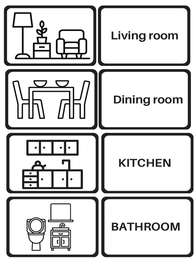 Memory Game Printable B W Pdf