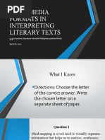 21st Century Lit Multimedia Formats in Interpreting Literary Texts