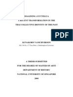 Imagining Ayutthaya A Recent Transformation in The Thai Collective Identity of The Past PDF