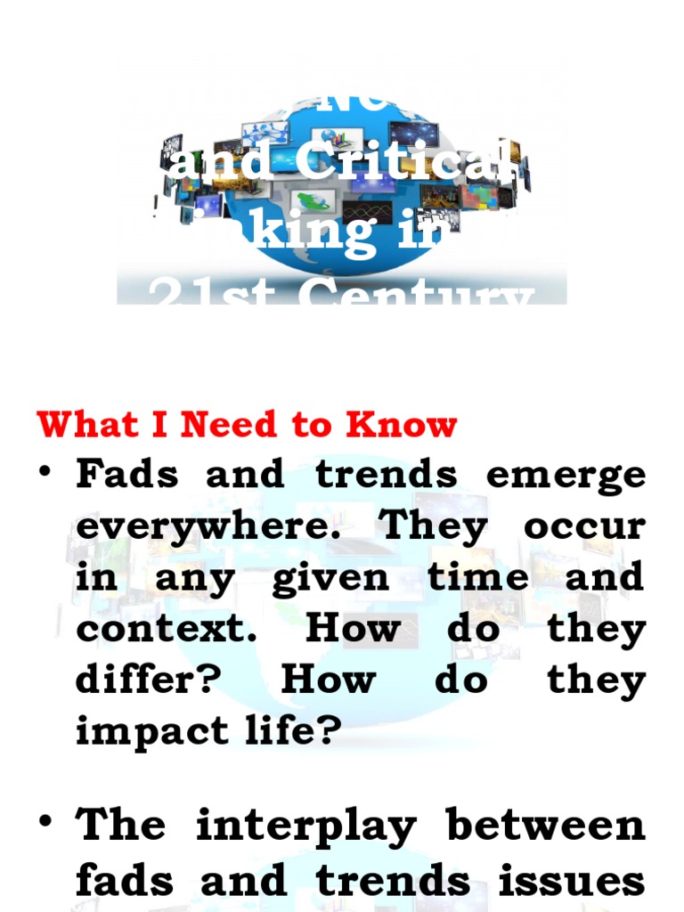 Distinguishing Trends from Fads | PDF