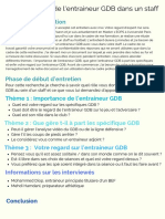 Sujet Le Rôle de L'entraineur GDB PDF