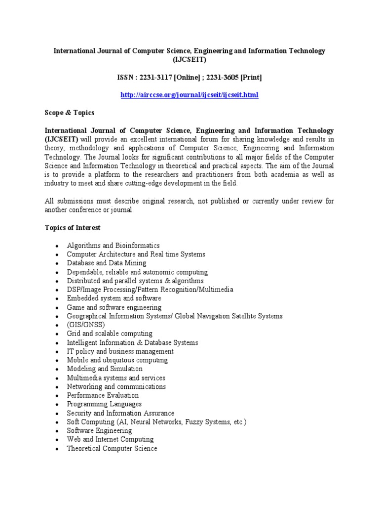 call-for-papers-international-journal-of-computer-science