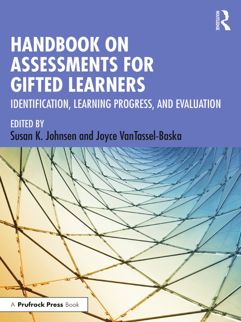 Handbook On Assessments For Gifted Learners. Identification, Learning ...