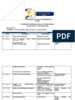 Programa Congreso de Postgrado 2022