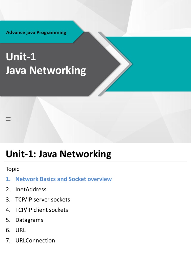 Unit 1 | PDF