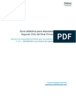 Guía Didáctica 2do. Ciclo Nivel Primario 123... ¡GRABANDO Una Historia Del Registro Musical - PDF
