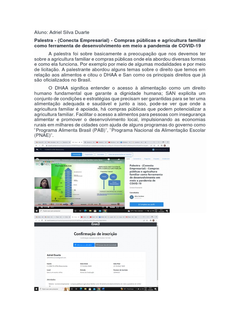 Compras Públicas e Agricultura Familiar | PDF
