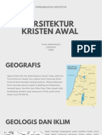 Perkembangan Arsitektur 2 Kristen Awal