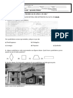 Quadriláteros - Atividade de identificação e propriedades