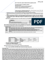 Final Date Sheet For June 2023 Tee (04 - 05 - 2023) PDF